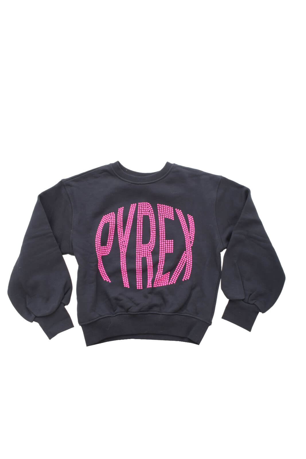 Pyrex Girl's sweatshirt with beaded logo
