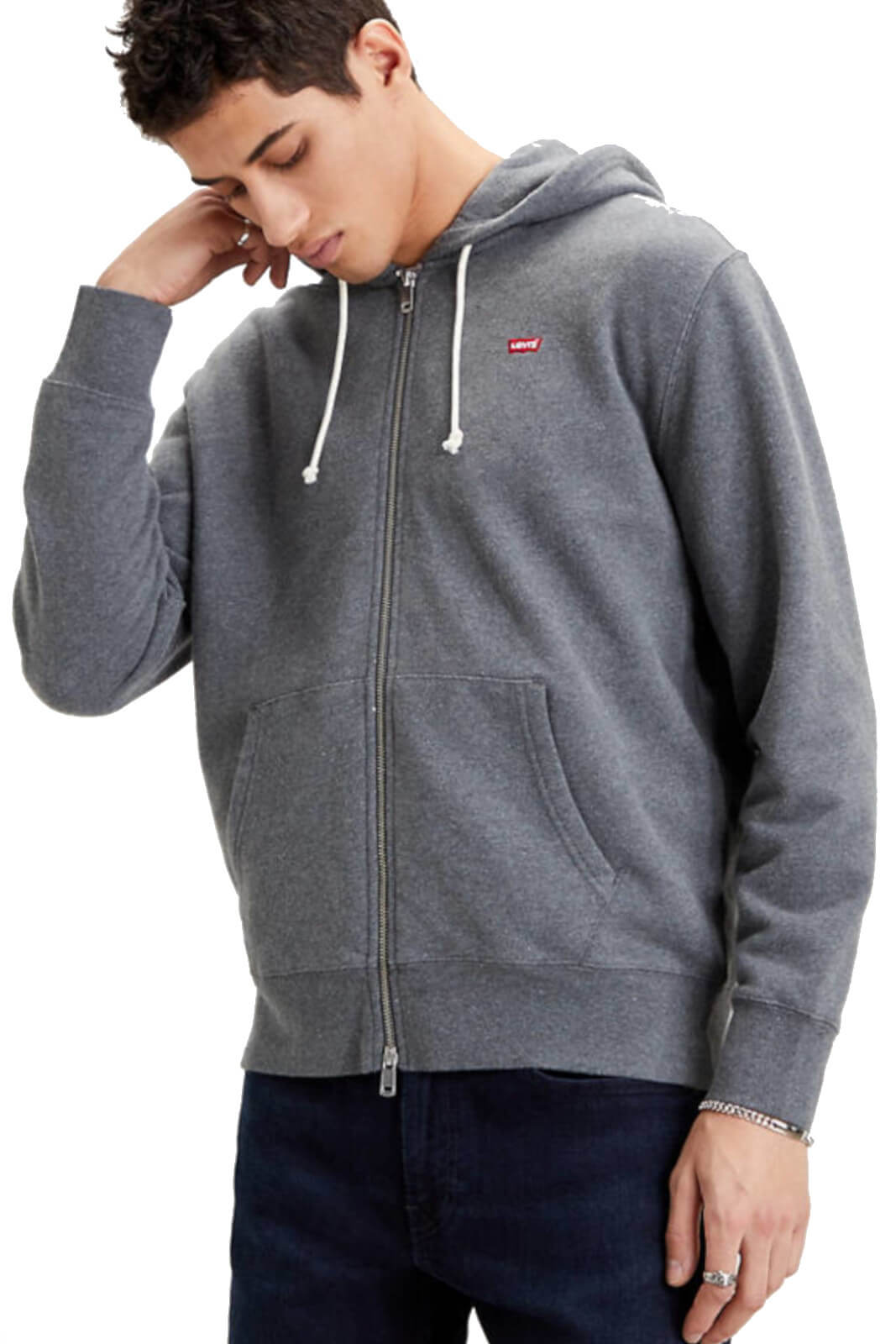 Levi's NEW ORIGINAL ZIP UP men's sweatshirt with hood