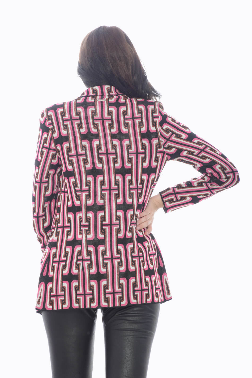 Liu Jo women's jacquard knit jacket