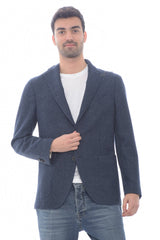 Boglioli Men's jacket in houndstooth pattern