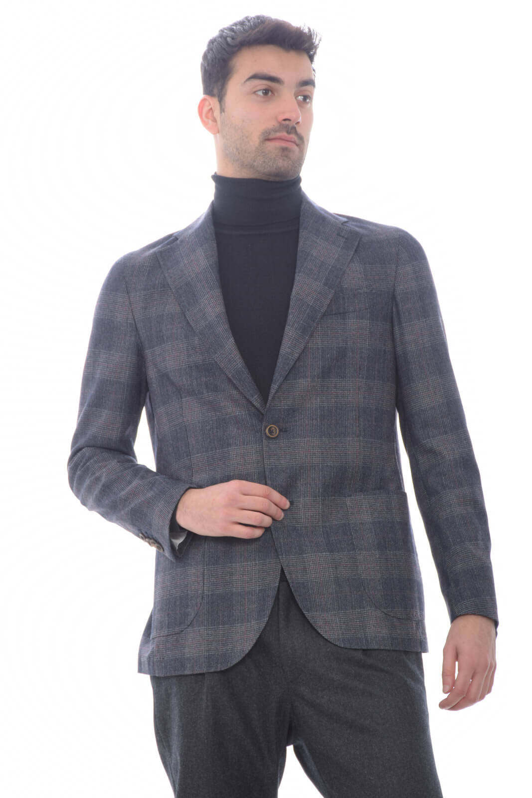 Italian Laboratories Men's checked jacket
