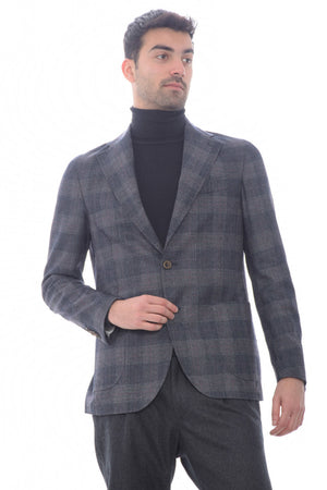 Italian Laboratories Men's checked jacket