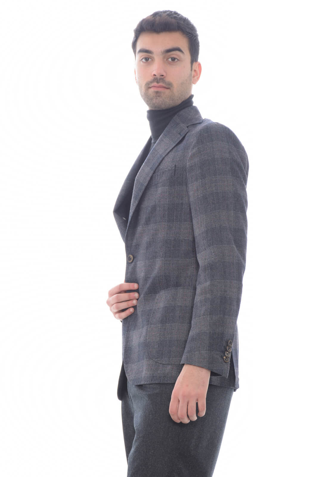 Italian Laboratories Men's checked jacket