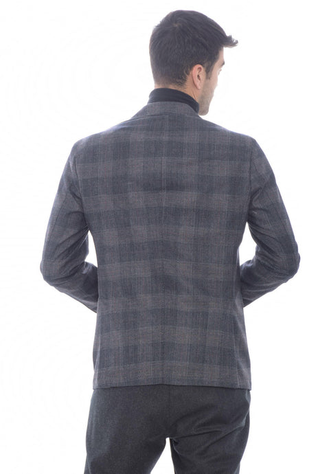 Italian Laboratories Men's checked jacket
