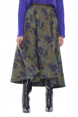 Madame Shoushou Women's skirt in damask pattern