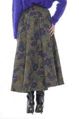 Madame Shoushou Women's skirt in damask pattern