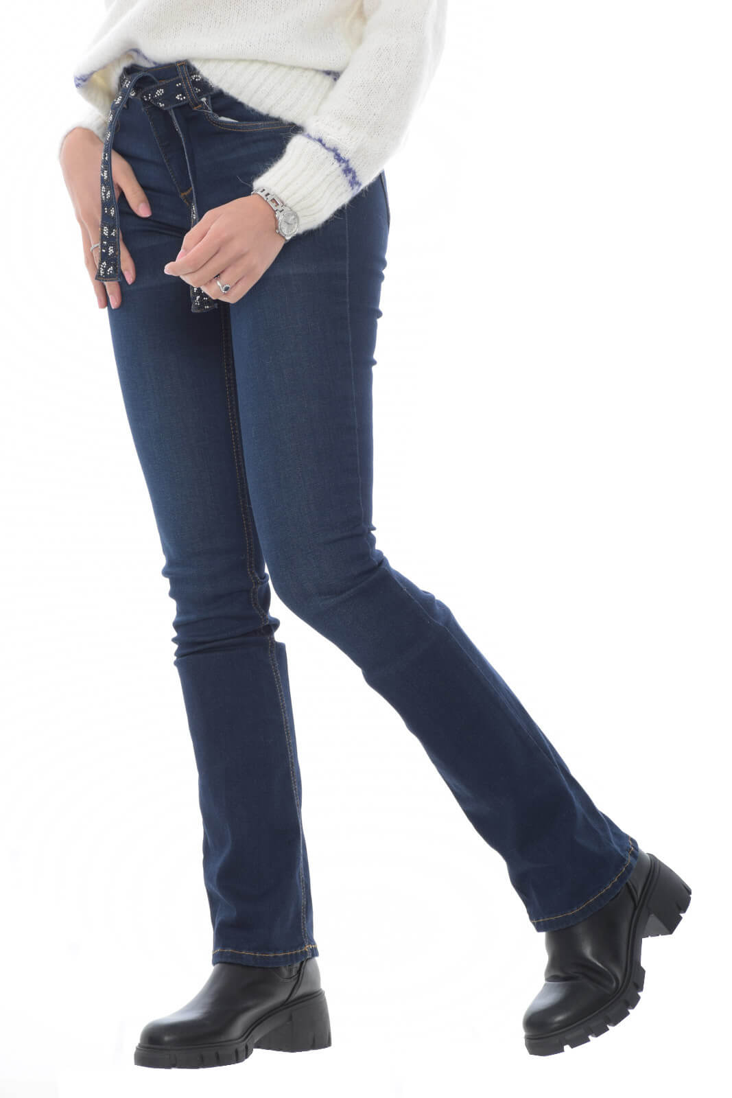Liu Jo women's jeans Bottom Up Repot Regular Waist