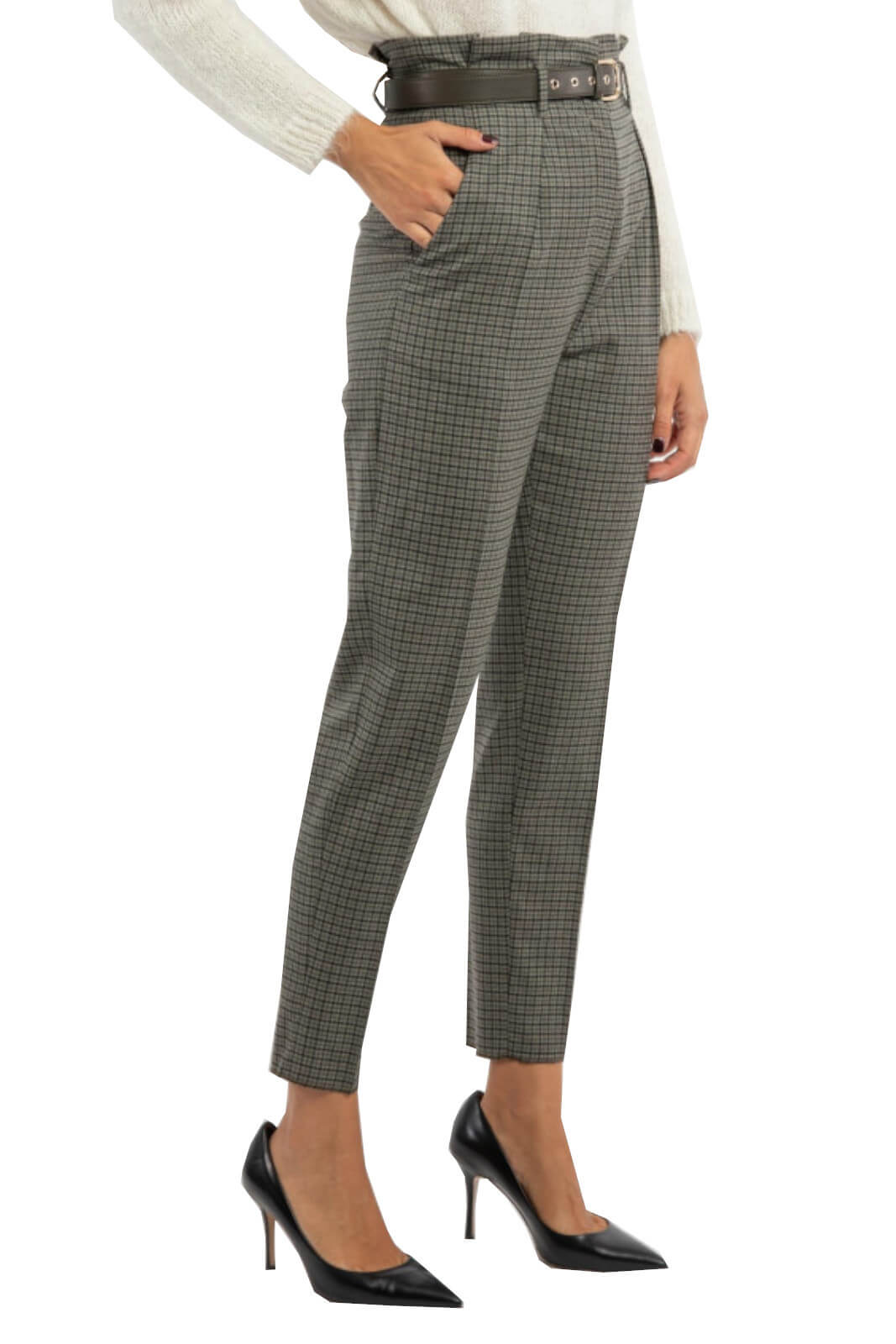 Grey Flannel Lily Wide Leg Wool Trouser – Nicole Farhi