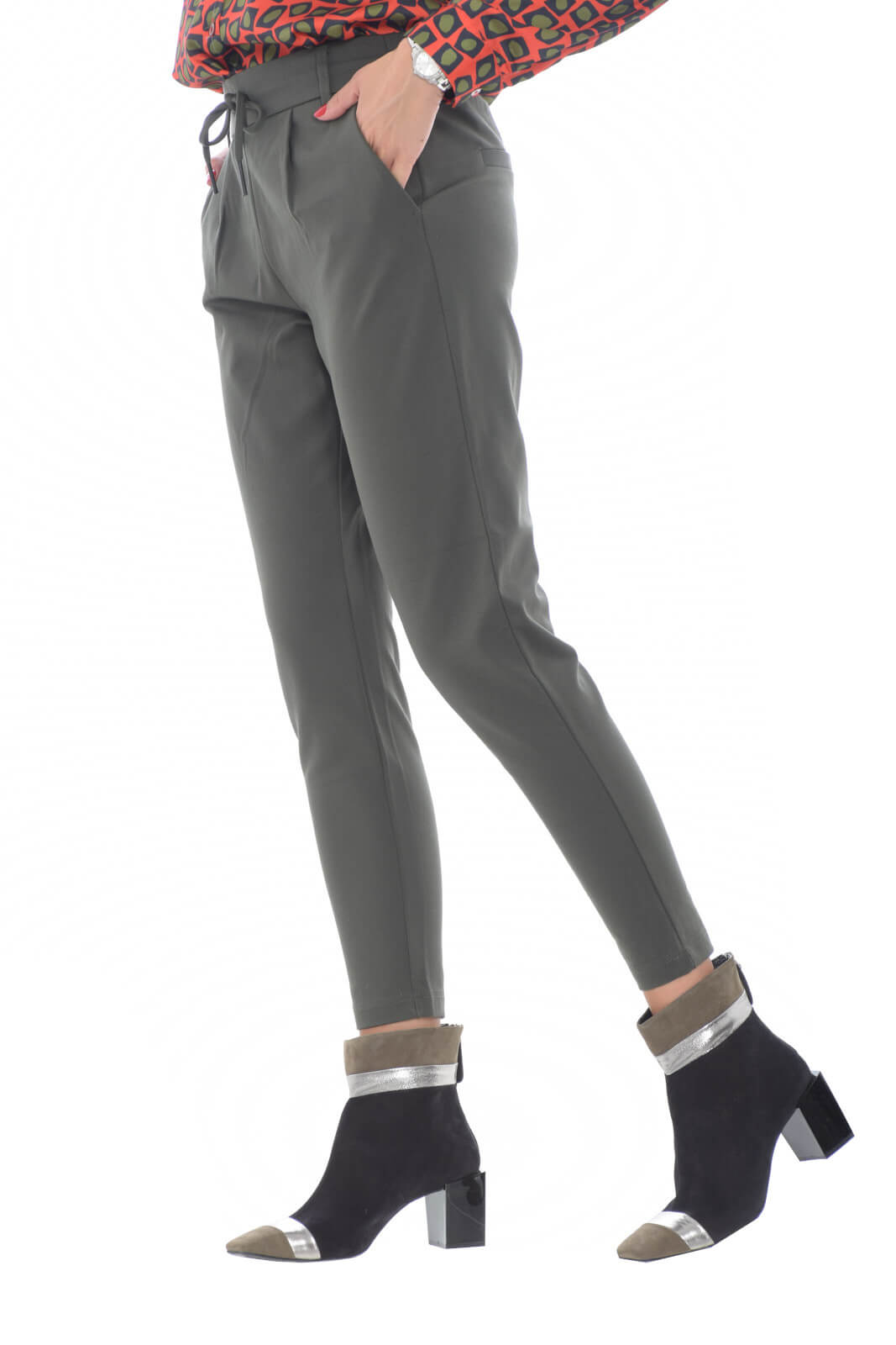 Only Pantaloni Donna taglio chino