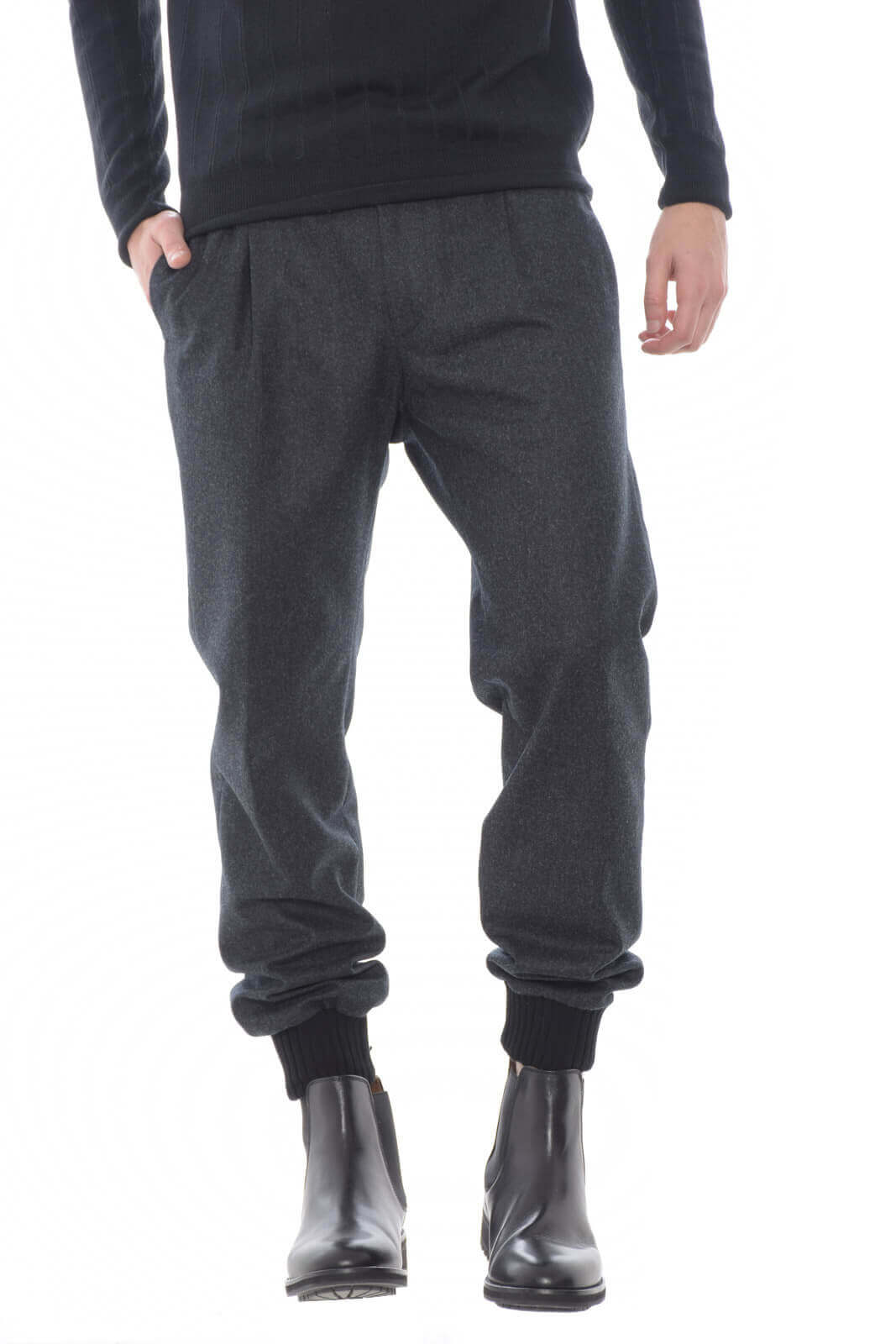 Tagliatore Men's trousers with ribbed cuffs