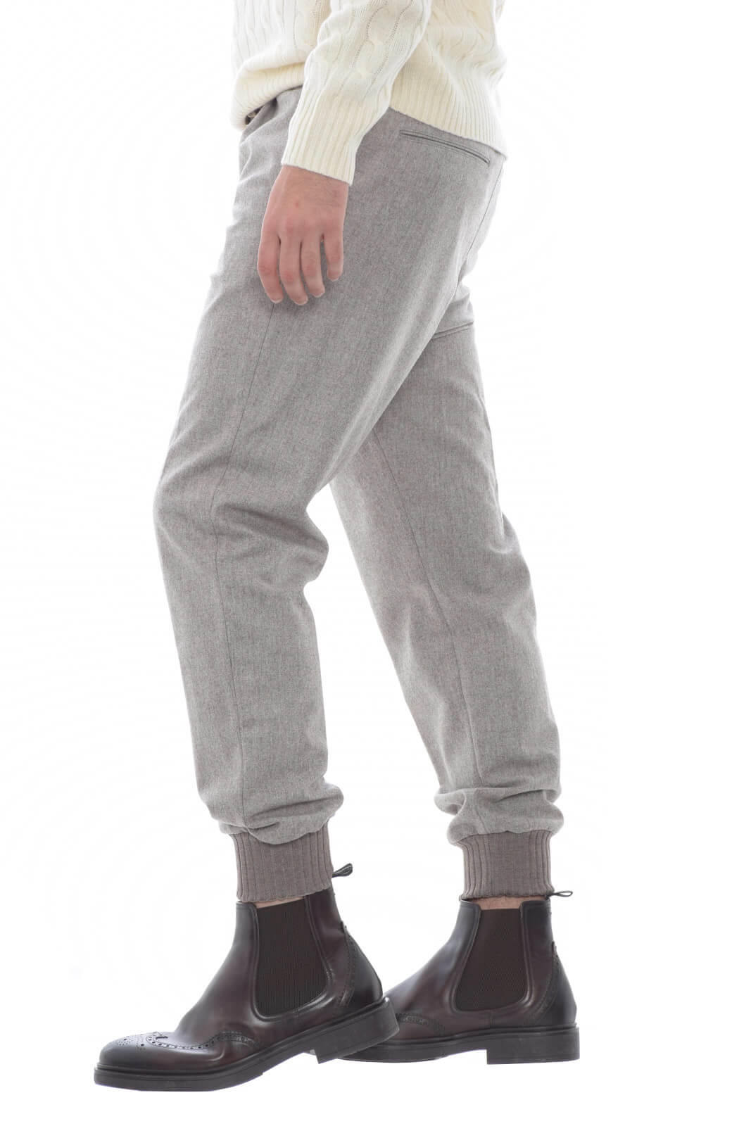 Tagliatore Men's trousers with ribbed cuffs