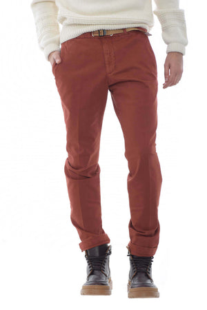 White Sand men's trousers in stretch gabardine