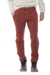 White Sand pantaloni uomo in gabardina stretch