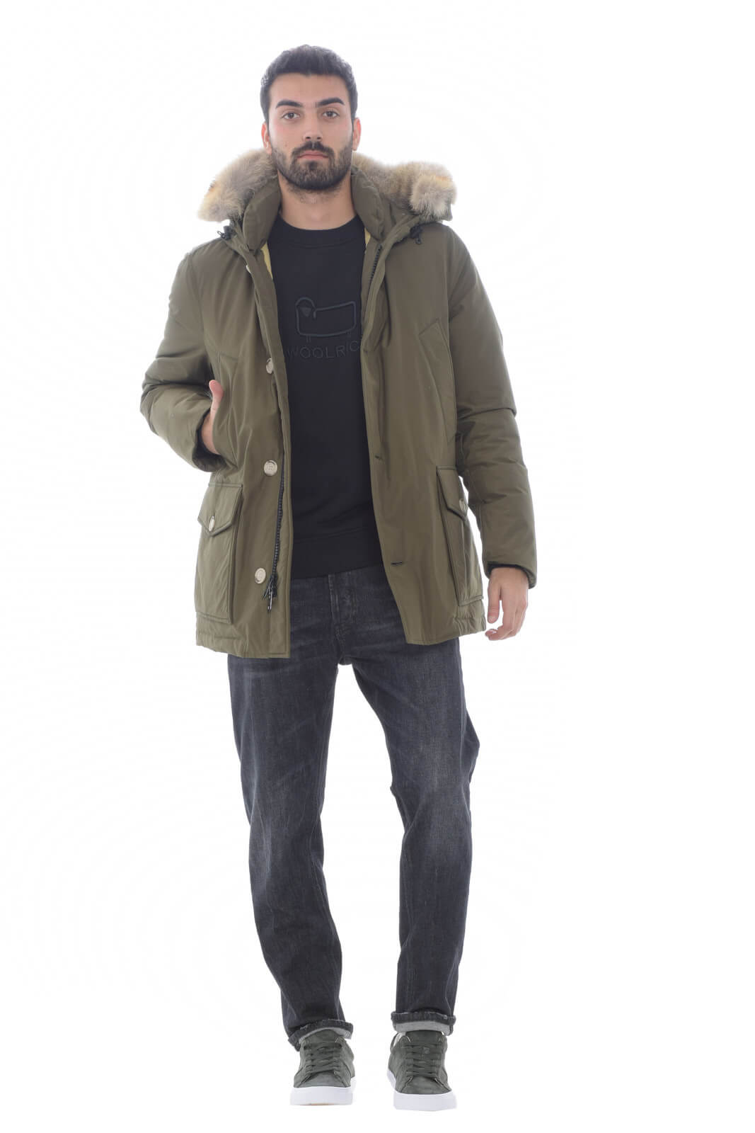 Woolrich men's parka ARCTIC DETACHABLE FUR ANORAK