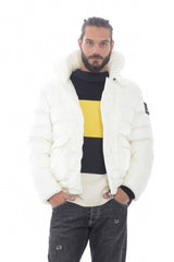 Star Point Men's down jacket with hood