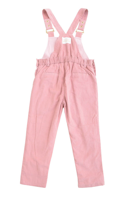 Trussardi Girl's velvet dungarees