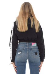Chiara Ferragni Logomania Tape felpa donna con bande