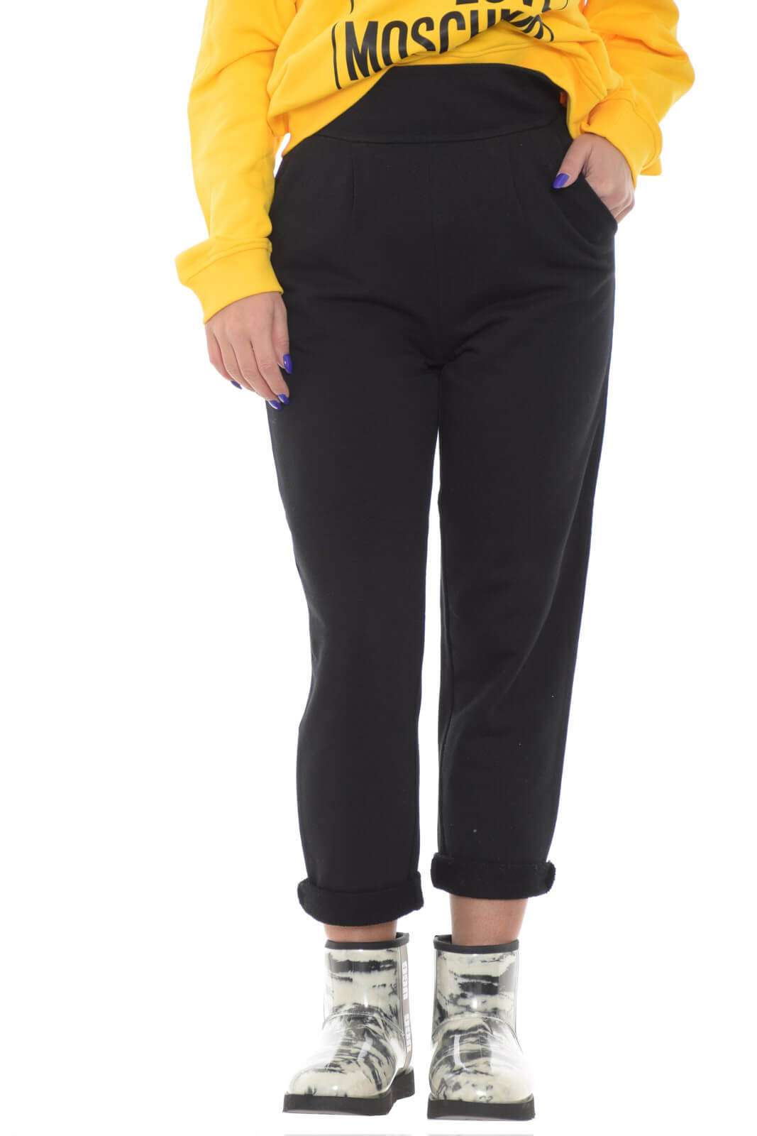 Love Moschino pantaloni donna con pinces