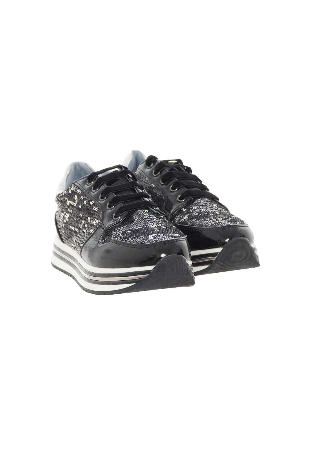 Gaelle Girls Sneakers with sequins