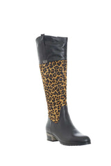 Romeo Gigli Women's boots with leopard print