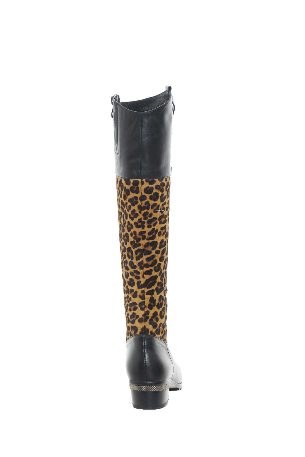 Romeo Gigli Women's boots with leopard print