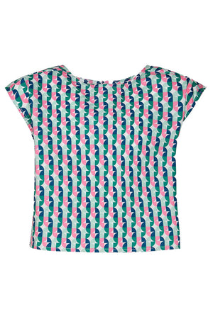 Blusa de niña Pepe Jeans con estampado geométrico AGNESA