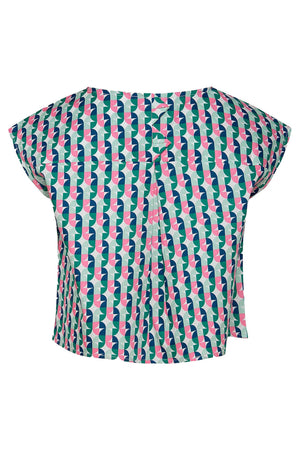 Blusa de niña Pepe Jeans con estampado geométrico AGNESA