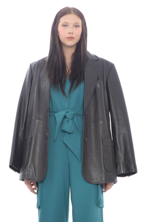 Alberta Ferretti women's leather jacket