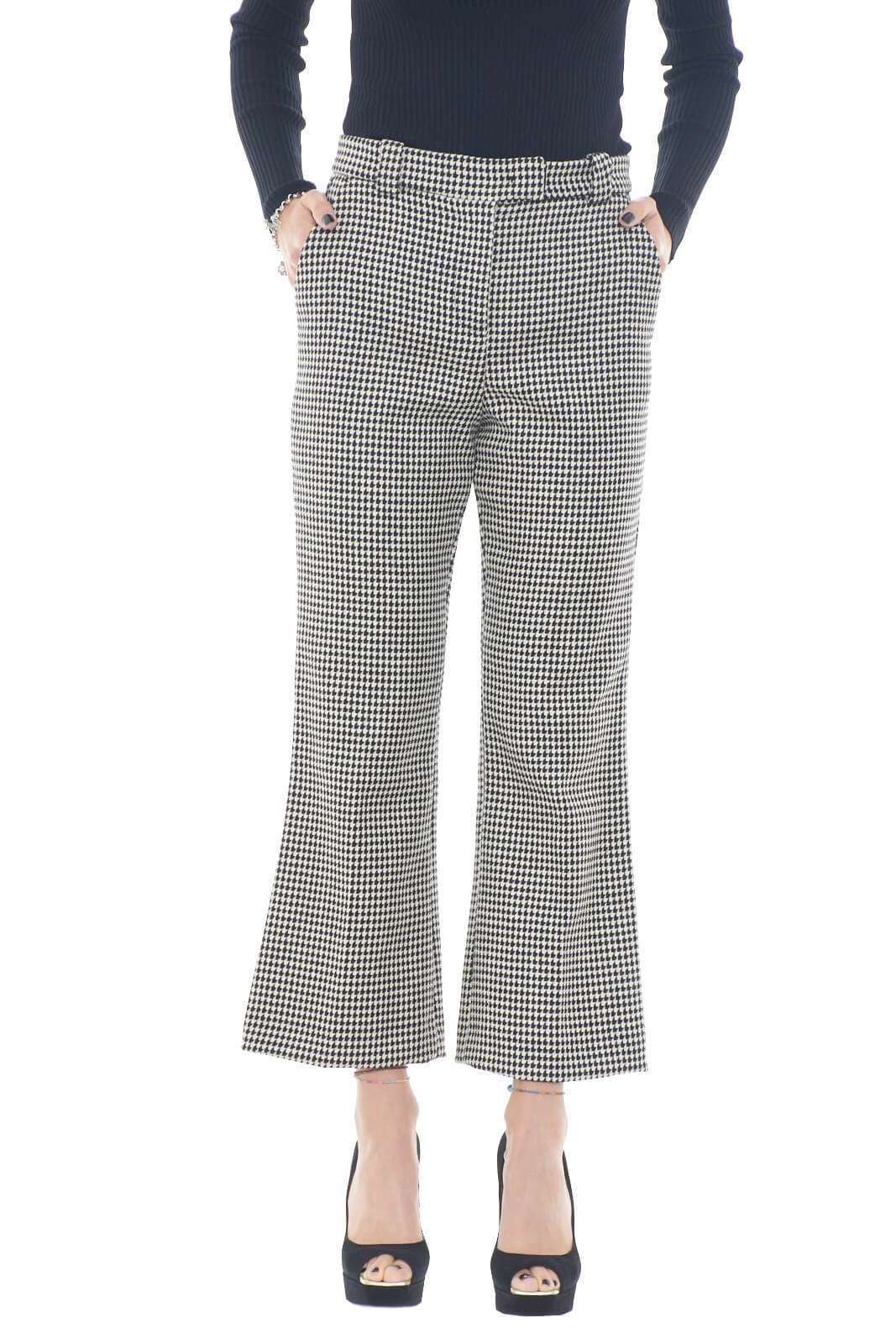 Pinko pantaloni donna GLOBO pied de poule