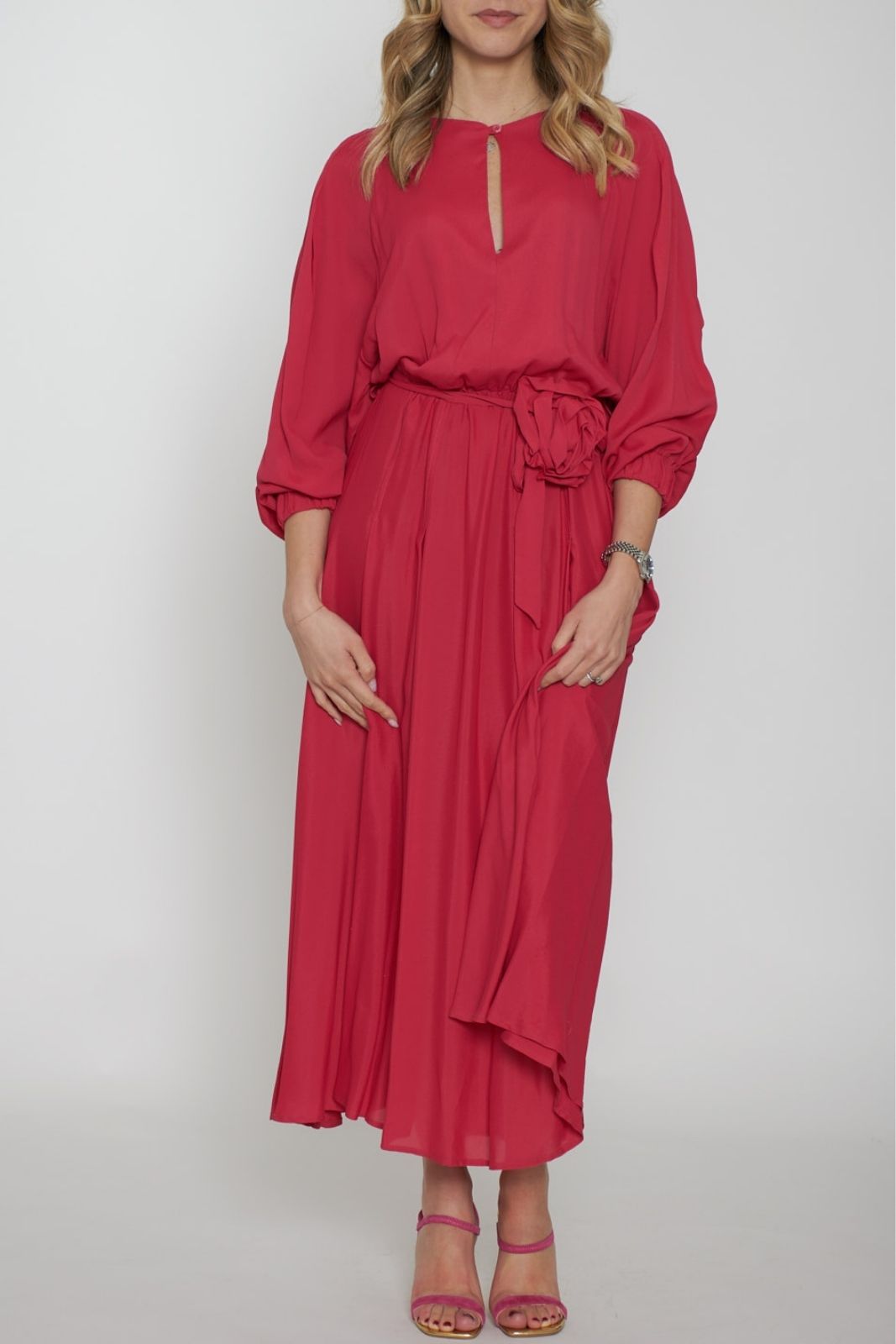 Dixie Women's Dress in Viscose Crepe