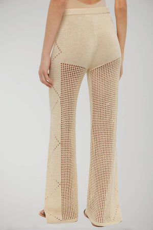Pantalones de malla de crochet para mujer MC2 Saint Barth