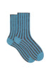 Rooster women's stocking with fur