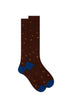 Rooster men's socks with autumn pattern