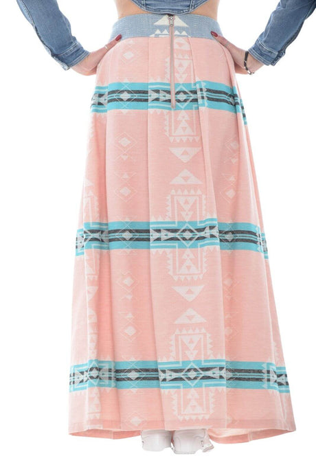 Blast Off Women's long jacquard skirt
