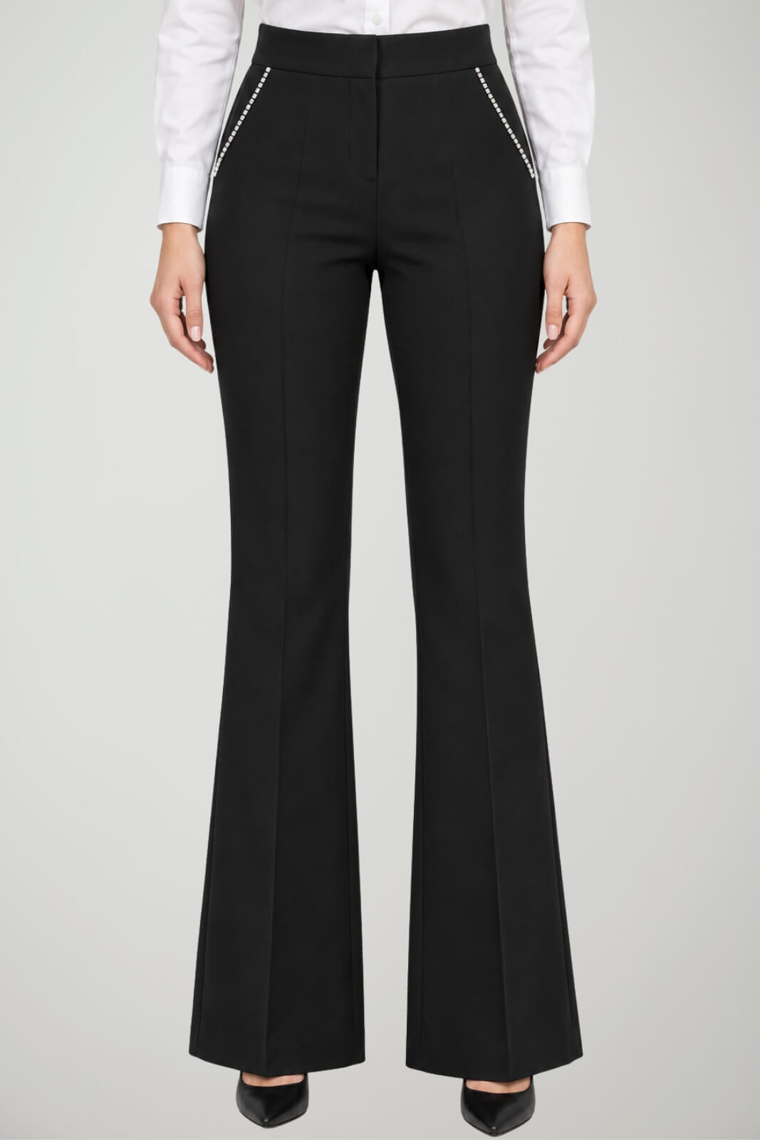 Actualee Pantaloni Donna a Vita Alta