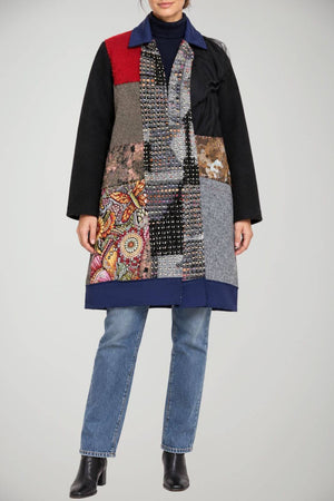 Aforisma Cappotto Donna multi patchwork