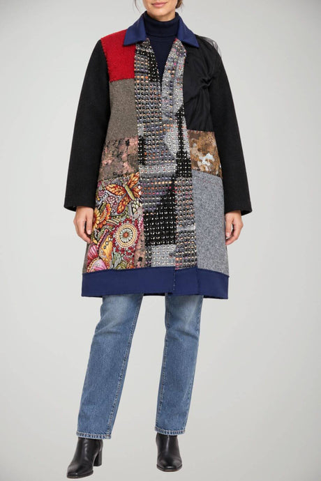 Aforisma Cappotto Donna multi patchwork