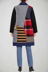Aforisma Cappotto Donna multi patchwork