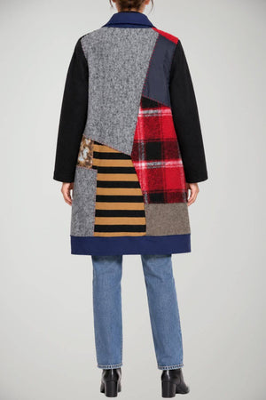 Aforisma Cappotto Donna multi patchwork