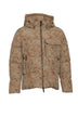 After Label Piumino camouflage con maxi tasca e cappuccio rimovibile