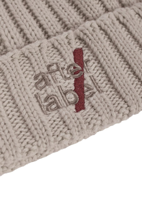 After Label unisex wool-blend beanie / Beige