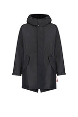 Parka lungo da uomo After Label con cappuccio