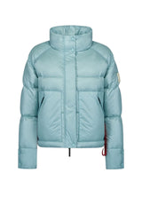 After Label Piumino Donna lucido Lienz / Celeste