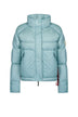 After Label women's Lienz glossy down jacket / Sky blue