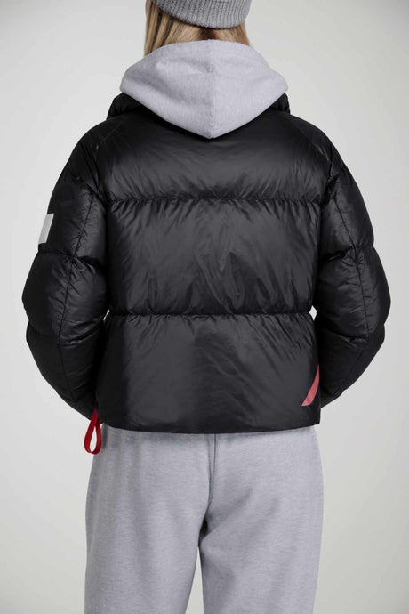 After Label women's Lienz glossy down jacket / Black