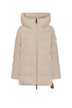 After Label women's Levi matt hooded down jacket