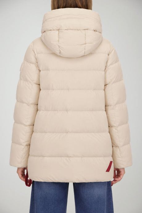 After Label women's Levi matt hooded down jacket