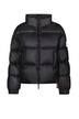 Piumino da donna After Label con logo imbottito in piuma fronte