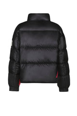 Piumino da donna After Label con logo imbottito in piuma retro