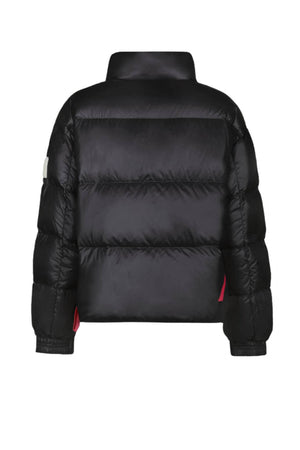 Piumino da donna After Label con logo imbottito in piuma retro